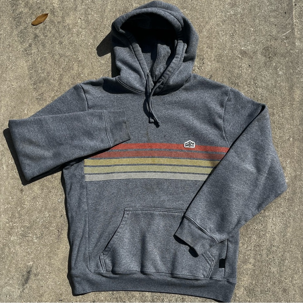 Grey Patagonia Hoodie Size Small